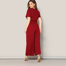 Load image into Gallery viewer, Oliva-Elegant Hollowed Out Jumpsuit