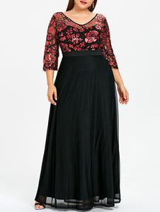 Estylo-Sequined Floral New Style Maxi