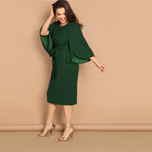 Load image into Gallery viewer, Gorgeous Green Pencil Dress