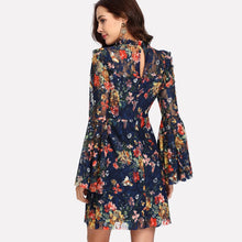 Load image into Gallery viewer, Calico Print Flower Dress