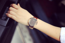 Load image into Gallery viewer, Leather Strap Black Luxury Watches