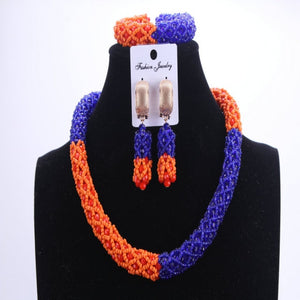 Colourful Beads Sets one Layer Jewelery Full Set