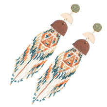 Load image into Gallery viewer, Bohemian Handmade Beaded Earrings