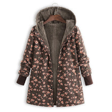 Load image into Gallery viewer, Estylo Newly Design Floral Print Winter Jacket
