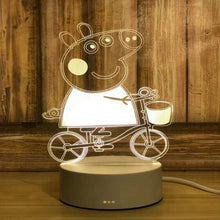 Load image into Gallery viewer, 3D lamp 7 Colors Changing Nightlight with Smart Touch &amp; Remote Control