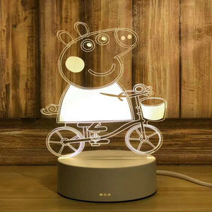 3D lamp 7 Colors Changing Nightlight with Smart Touch & Remote Control