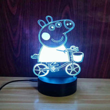 Load image into Gallery viewer, 3D lamp 7 Colors Changing Nightlight with Smart Touch &amp; Remote Control