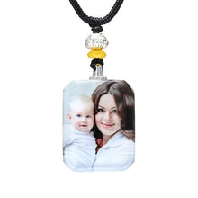 Load image into Gallery viewer, Personalized Photo Crystal Pendant