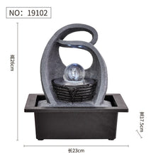 Load image into Gallery viewer, Resin Decorative Fountains Indoor Water Fountains