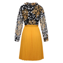 Load image into Gallery viewer, Polka Dotts Pleated Dress