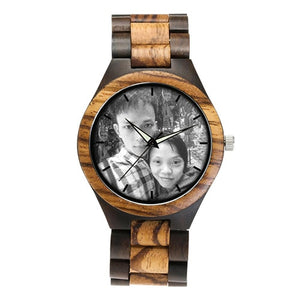 Photo Print Wooden Watch (Valentine Special)
