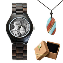 Load image into Gallery viewer, Photo Print Wooden Watch (Valentine Special)