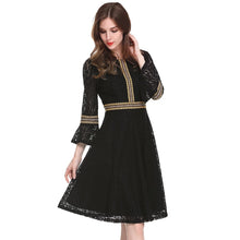 Load image into Gallery viewer, Vintage Patchwork Lace Dress 2019