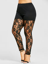 Load image into Gallery viewer, Lace Sheer High Quality Leggings