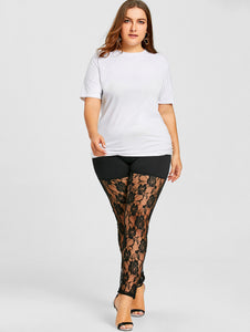Lace Sheer High Quality Leggings
