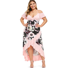 Load image into Gallery viewer, Estylo Summer Fashion Wrap Ruffle Dress