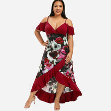 Load image into Gallery viewer, Estylo Summer Fashion Wrap Ruffle Dress