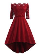 Load image into Gallery viewer, Off Shoulder Elegant Lace Dress