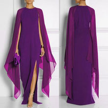Load image into Gallery viewer, Chiffon Patchwork designer-sleeved Dress