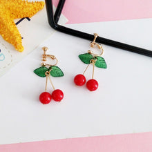 Load image into Gallery viewer, Cherry earrings