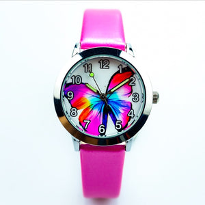 Colorful butterfly Kids Watches