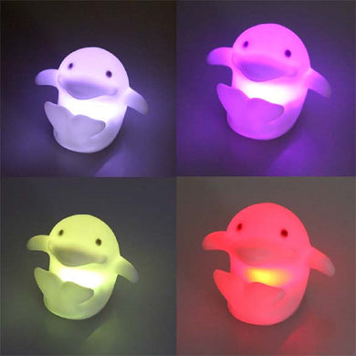 Light Changing LED Sleep Dolphin Decoration Lamp