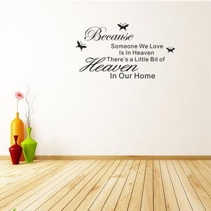 Heaven Quote Wall Art