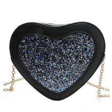 Load image into Gallery viewer, Leather Shoulder Bag Heart Shaped
