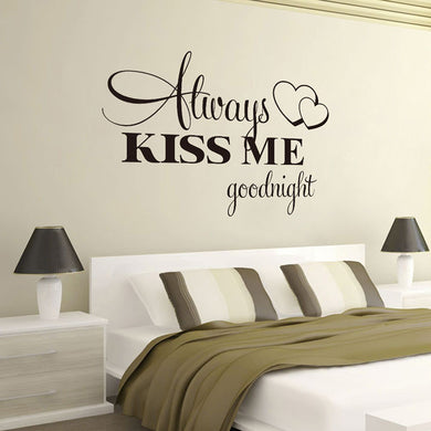 Goodnight Wall Sticker Quote