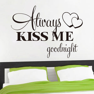 Goodnight Wall Sticker Quote