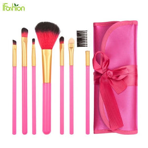 7Pc Super Cute Brushes Set with Pouch