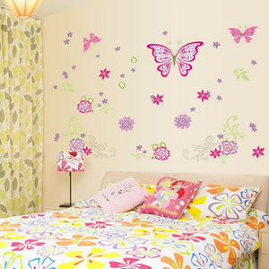 Butterfly Wall Art Decal PVC