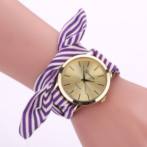 Fabric Strap Casual Bracelet Wrist Watch
