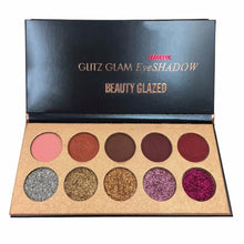 Load image into Gallery viewer, Beauty Glazed 10 Color Professional Eyeshadow