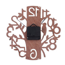 Load image into Gallery viewer, Creative Tree Shaped Wooden Wall Clock