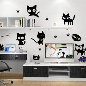 Lovely Cats Wall Sticker