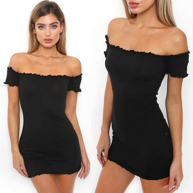 Off Shoulder Mini Dress