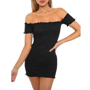 Off Shoulder Mini Dress