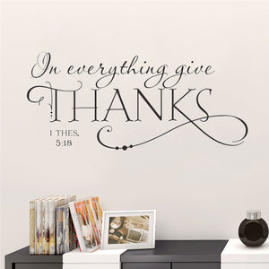 Family Is everything bible quote wall decal