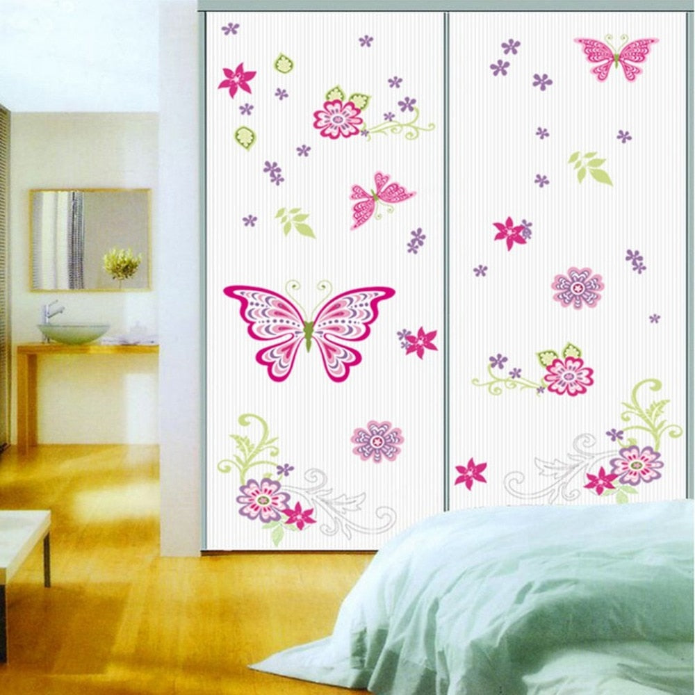 Butterfly Wall Art Decal PVC