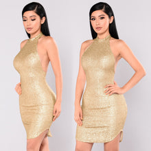 Load image into Gallery viewer, Bling Glitter Slim Fit Dress