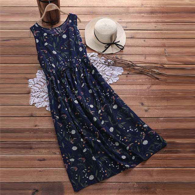 Casual Elegant Floral Print Dress