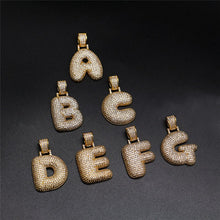 Load image into Gallery viewer, Custom Name Bubble Letters Pendant