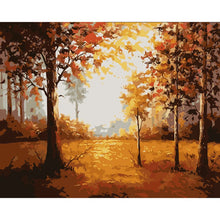 Load image into Gallery viewer, Autumn  Forest Landscape DIY Painting