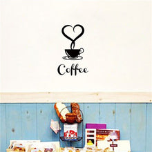 Load image into Gallery viewer, Coffee Cup Decals Removable Vinyl Wall Sticker