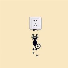 Load image into Gallery viewer, 10pcs Cartoon Cute Cat Switch Sticker Switch Decor Decals