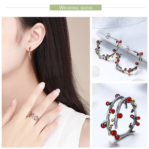 Authentic 925 Sterling Silver Jewelry Set