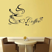 Load image into Gallery viewer, Art DIY Coffee Cup Heart Cafe Wall Sticker