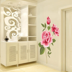 Rose Flower Wall Stickers