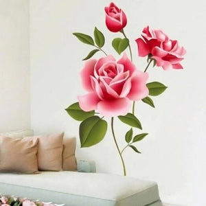 Rose Flower Wall Stickers